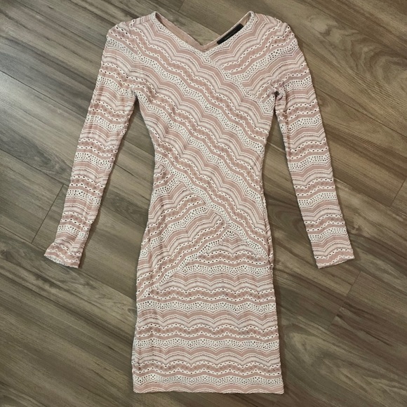 BCBGMaxAzria Scalloped Lace Dress - Picture 2 of 6